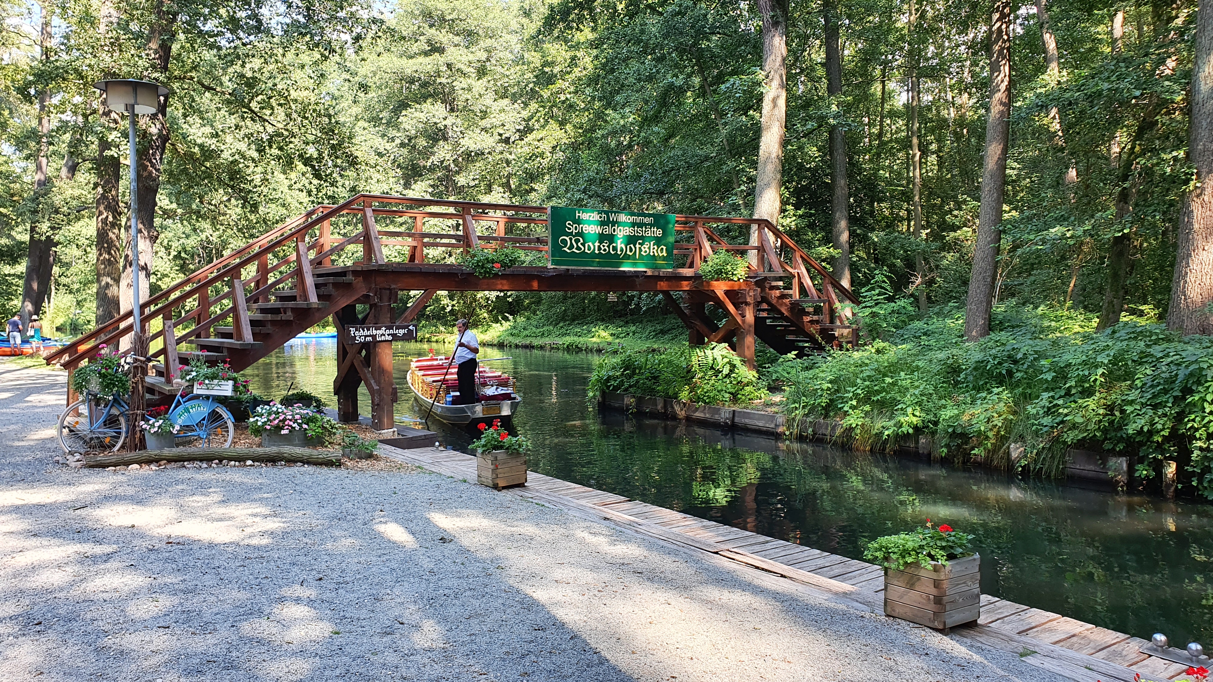 Brücke beim Gasthaus Wotschofska